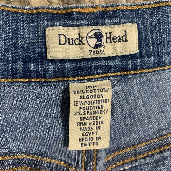 Vintage Duck Head Petite Women's 10P Light Wash Bootcut Jeans Baggy - Picture 3 of 7